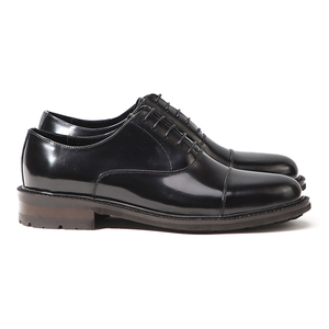 Chaussures Oxford en cuir véritable pour hommes, style britannique, formelles, en cuir de vachette brillant, rehaussantes, à semelle épaisse et souple - Product Image 5