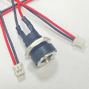 5.5x2.1mm DC Power Jack Female To JST 1.25 Pitch 2 Pin Male Plug Wire Cable