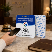 Carte à puce NFC RFID PVC Vorx Tech NTAG213 avec code QR et mini-étiquette pour le contrôle d'accès dans les magasins, salons, cafés et hôtels