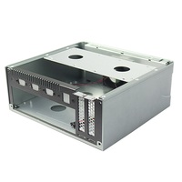 Mini ITX Chassis 2u rak Server kedalaman Chassis 220mm mendukung FLEX PSU Mini ITX Server Case