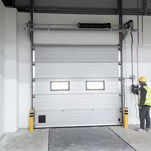 Nhà Máy bán hàng trực tiếp tùy chỉnh cửa nâng công nghiệp chống gió với cửa sổ và cửa nhỏ cho các nhà máy và hậu cần - Product Image 3