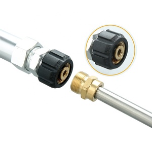 24英尺铝制大功率垫圈伸缩喷棒，带3个专业棒/7个喷嘴尖端/2个耦合器 - Product Image 6