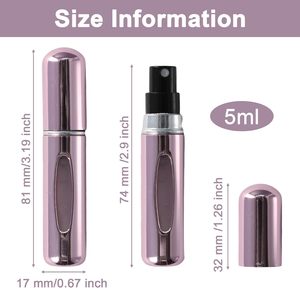Atomizador Vacío para Perfume, Muestra Gratis, Mini Botella de Perfume, Versátil, Reutilizable, 5ml, Rociador Recargable - Product Image 2