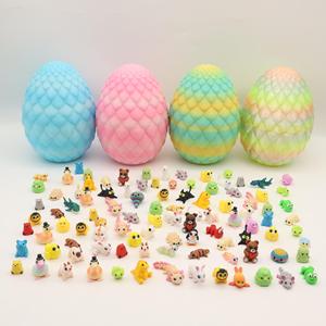 Jouets animaux 3D imprimés en couleur, modèles d'animaux simulés, ensemble d'œufs <span class=keywords><strong>Garon</strong></span>, ornements, succès transfrontalier, vente en gros 14+ - Product Image 3