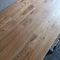 Piso de Madera Sólida de Roble Europeo Aceitado Natural de 6"