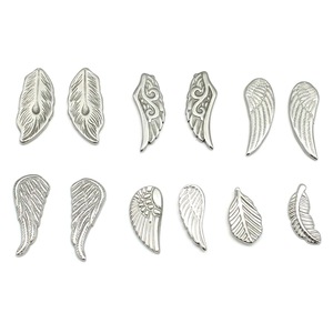 Pendentif Plume Anno Jewelry en Acier Inoxydable, Charme Unisexe pour Usage Quotidien - Product Image 1