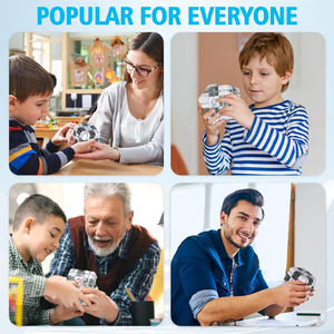 QS alta calidad <span class=keywords><strong>STEAM</strong></span> niños laberinto juego de lógica educativo Fidget novedad pista juguete 3x3 rompecabezas <span class=keywords><strong>3D</strong></span> laberinto bola giratoria cubo mágico Juguetes - Product Image 4