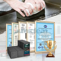 Brique de nettoyage noire pour grillades, qualité restaurant, résistante à la chaleur, antiadhésive, haute puissance de nettoyage, vente en gros Chine, produit le plus vendu