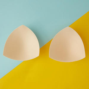 Reggiseno a <span class=keywords><strong>triangolo</strong></span> nudo in spugna modellato costume da bagno rimovibile Push up Bikini reggiseno Cup - Product Image 3