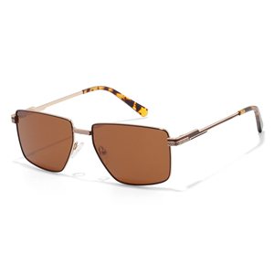 Lunettes de soleil rectangulaires polarisées, monture en métal, lunettes de conduite, lunettes de mode pour l'extérieur - Product Image 6