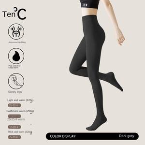 Collants amincissants et rehausseurs de fesses pour femmes, taille haute, doublés <span class=keywords><strong>polaire</strong></span>, thermiques, en velours chaud - Product Image 6