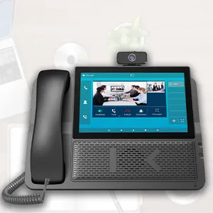 8-Inch LCD Office/business/hotel Dual 1000Gigabit RJ45 POE WiFi Video Conference Ip Phone