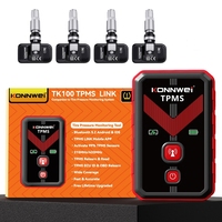 Herramienta de Programación TPMS Inalámbrica KONNWEI 2026 de 315/433mhz con 4 Sensores de Neumáticos TPMSLINK