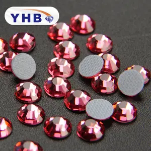 YHB colorful MC rhinestone hot fix AB glass rhinestone crystal for decoration