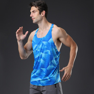 Canotta Sportiva Estiva da Uomo ad Asciugatura Rapida per Maratona, Senza Cuciture con Bordi Sigillati, Personalizzazione Fitness ODM - Product Image 4