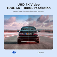 AZDOME PG19X 4K 11.26 ''écran tactile GPS Super condensateur Support G-Sensor 2CH 4K + FHD Dash Cam voiture caméra voiture boîte noire Streaming