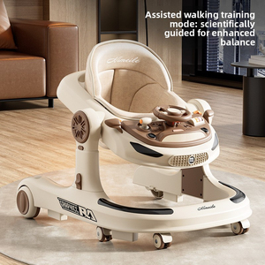 Andador para Bebés 3 en 1 Plegable Anti-O-leg con Música, Altura Ajustable Anti-vuelco para 0-3 Años, Capacidad de Carga de 20 KG - Product Image 4