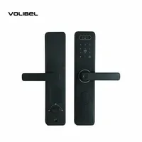 Kunci Pintu Digital Biometrik Sidik Jari Wifi Tuya Canggih Dengan Kamera untuk Keamanan Akses Masuk Rumah