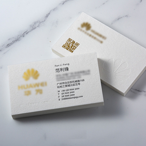 Cartes de visite noires personnalisées avec bordure dorée, logo en relief, impression en creux, processus de marquage à chaud, conception gratuite, carton - Product Image 4