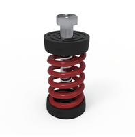 Base de machine pour ventilateur et pompe en acier allié industriel, avec traitement anti-corrosion, anti-fatigue et réduction du bruit, et amortisseur à ressort