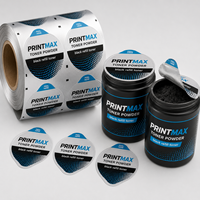 Film d'étanchéité en rouleau facile à décoller pour pots de poudre de toner personnalisés, idéal pour l'emballage de toner de recharge d'imprimante