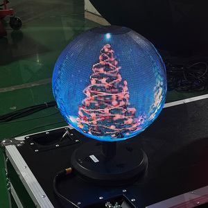 <strong>Magic</strong> Scene Decoration 30cm Led Video <strong>Magic</strong> LED Sphere <strong>Screen</strong> Indoor Flexible Spherical Ball Shape Halloween Decoration - Product Image 5
