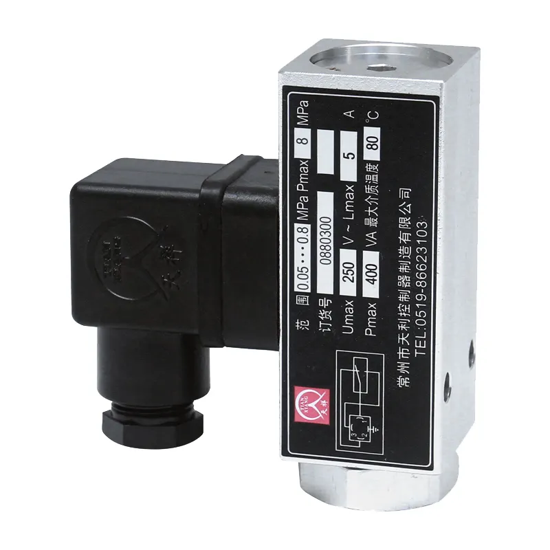 PRESSURE SWITCH"  PART NO: 0883200  MAKE: TIAN XIANG  MODEL: 505/18D  1 TO 16 MPA  P-MAX: 60 MPA.