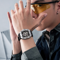 Montre mécanique squelette de luxe pour homme à mouvement automatique, collection mode 2023, modèle FW-6700