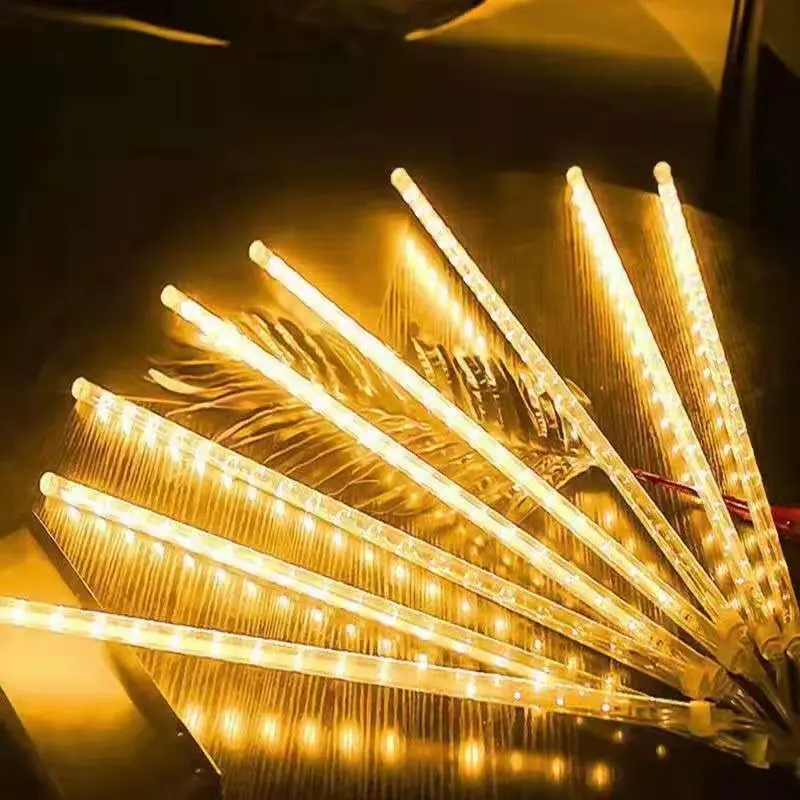 ضوء ضوء ليد 50 سم 8 أنابيب ضوء ضوء الشارع في الهواء الطلق مضاد للماء ديكور الإحتفالات دش النيوديمو أضواء ضوئية