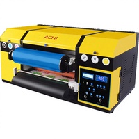 Nouvelle imprimante compacte double face UV DTF ACHI avec découpeuse de film et réservoir d'encre rechargeable entièrement automatique XP600