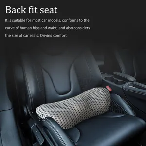 Top Selling Car Neck Massage Pillow Memory Foam Ergonomic Lumbar Back Support Cushion
