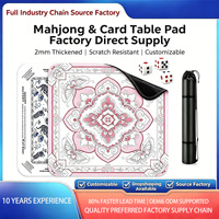 Tapis de jeu de Mahjong antidérapant et lavable, tendance nationale européenne et américaine, tapis de table pour échecs et cartes, fabriqué en Chine, autres articles