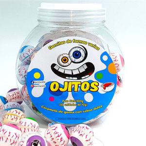 Gomitas de Ojos, Empaque Nuevo, Sabores Variados, Caramelos de Goma de Mascar con Forma de Ojo - Product Image 6