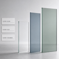 Fabricant de verre trempé pour murs-rideaux, portes de salle de bain et armoires à vin, fourniture en gros sur mesure (taille et épaisseur)