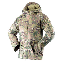 Pour Multicam extérieur imperméable et coupe-vent G8 veste tactique d'hiver avec polaire longue longueur de vêtements Style de combat
