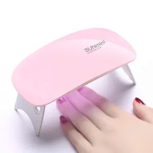 SUN MINI-secador de uñas portátil, lámpara UV LED, USB, 6W