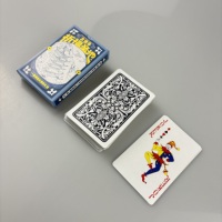 Cartes à Jouer Souvenirs du Temple Chinois Personnalisées - Écologiques, Durables, Papier 300gsm à Cœur Noir, Boîte en Papier Doré, Coins Arrondis