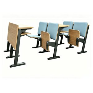 Chaise <span class=keywords><strong>de</strong></span> <span class=keywords><strong>salle</strong></span> <span class=keywords><strong>de</strong></span> conférence PM-2209 avec tablette d'écriture et système <span class=keywords><strong>de</strong></span> retour par gravité - Product Image 2