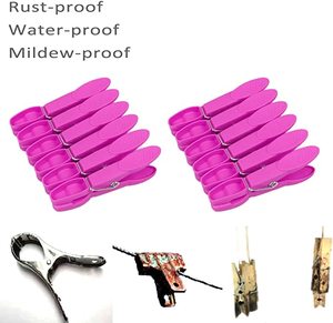 Pince <span class=keywords><strong>à</strong></span> <span class=keywords><strong>linge</strong></span> colorée avec ressorts pour séchage <span class=keywords><strong>à</strong></span> l'air, idéale pour chaussettes et petits vêtements, en plastique - Product Image 3
