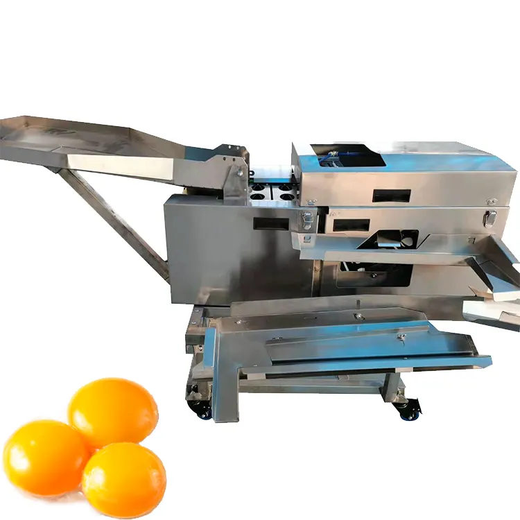 Gema branca industrial do ovo que separa a máquina Ovo quebrando o equipamento máquina do separador da gema do ovo