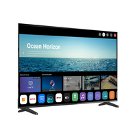 Téléviseur intelligent dernier cri 32 pouces Ultra-Large QLED HDR WEBOS 2.0 avec Wi-Fi et ports USB 1G+8G RAM/ROM 60Hz Noir Téléviseur pour hôtel