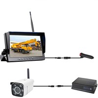 Cámara Inalámbrica para Grúa de Alta Definición de 10.1 Pulgadas con Zoom Óptico de 30x y Kit DVR con Control de Pedal