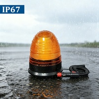 Feux de signalisation LED ambre 12W, DC12-24V, 60 pièces, lampe de sécurité clignotante et rotative pour camion, remorque, bus, engins de construction