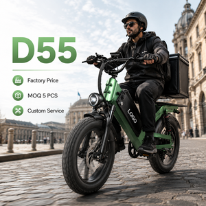D55 Electric Cargo Bike 48V 20inch Fat Tire Aluminum <b>Frame</b> Disc Brake Dual Suspension Custom Service - Product Image 1