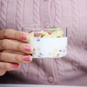 Coppetta da Dessert in Stile Giapponese Barattolo Multifunzione in Vetro per Gelato Torta Candele Fai da Te Contenitore Cilindrico in Vetro - Product Image 3