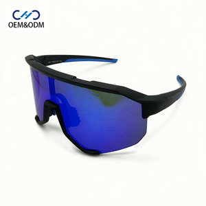 <span class=keywords><strong>Occhiali</strong></span> <span class=keywords><strong>da</strong></span> <span class=keywords><strong>Sole</strong></span> Sportivi ASK5202 Unisex con Lenti PC UV400 e Montatura Semi-Rimless con Punte in Gomma, Resistenti e Confortevoli, Stile alla Moda per Ciclismo - Product Image 5