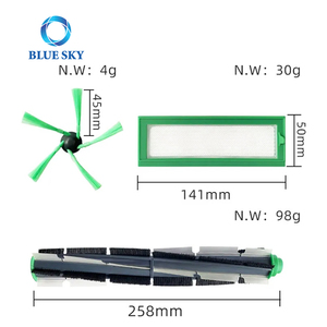 Brosse principale Brosse latérale Filtre pièce de rechange Accessoires pour <span class=keywords><strong>Vorwerk</strong></span> Kobold RV20 / RV30 VR200 VR300 <span class=keywords><strong>Robot</strong></span> Aspirateur - Product Image 5