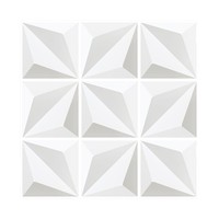 Panneau mural 3D stéréo moderne en PVC, autocollant mural imperméable pour fond de télévision, papier peint de simulation, ruban adhésif décoratif