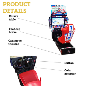 Máquina de Juego de Carreras de Coches Sim Racing Rig Outrun 32, Juego de Arcade de Carreras, Simulador de Conducción con Monedas - Product Image 2