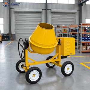 เครื่องผสมปูนซีเมนต์แบบเคลื่อนที่ Corey รุ่น CM350-4C ความจุ 350 ลิตร เครื่องยนต์ดีเซล 6 แรงม้า แบบแมนนวล ความเร็ว 4-5 เมตร/ชั่วโมง รับประกัน 2 ปี สินค้าใหม่ ราคาถูก สำหรับงานก่อสร้าง - Product Image 1